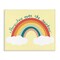 Stupell Industries Somewhere Over Rainbow Canvas Wall Art Design by Ashley Singleton